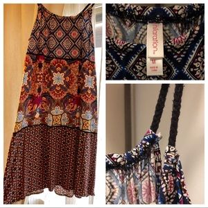 Xhilaration Boho Block Print Dress